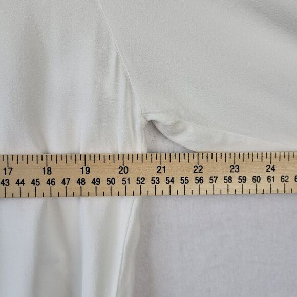 Michael Lauren REVOLVE Tomas Button Down Shirt w/Tails SZ M White Lagenlook NEW - Picture 10 of 15